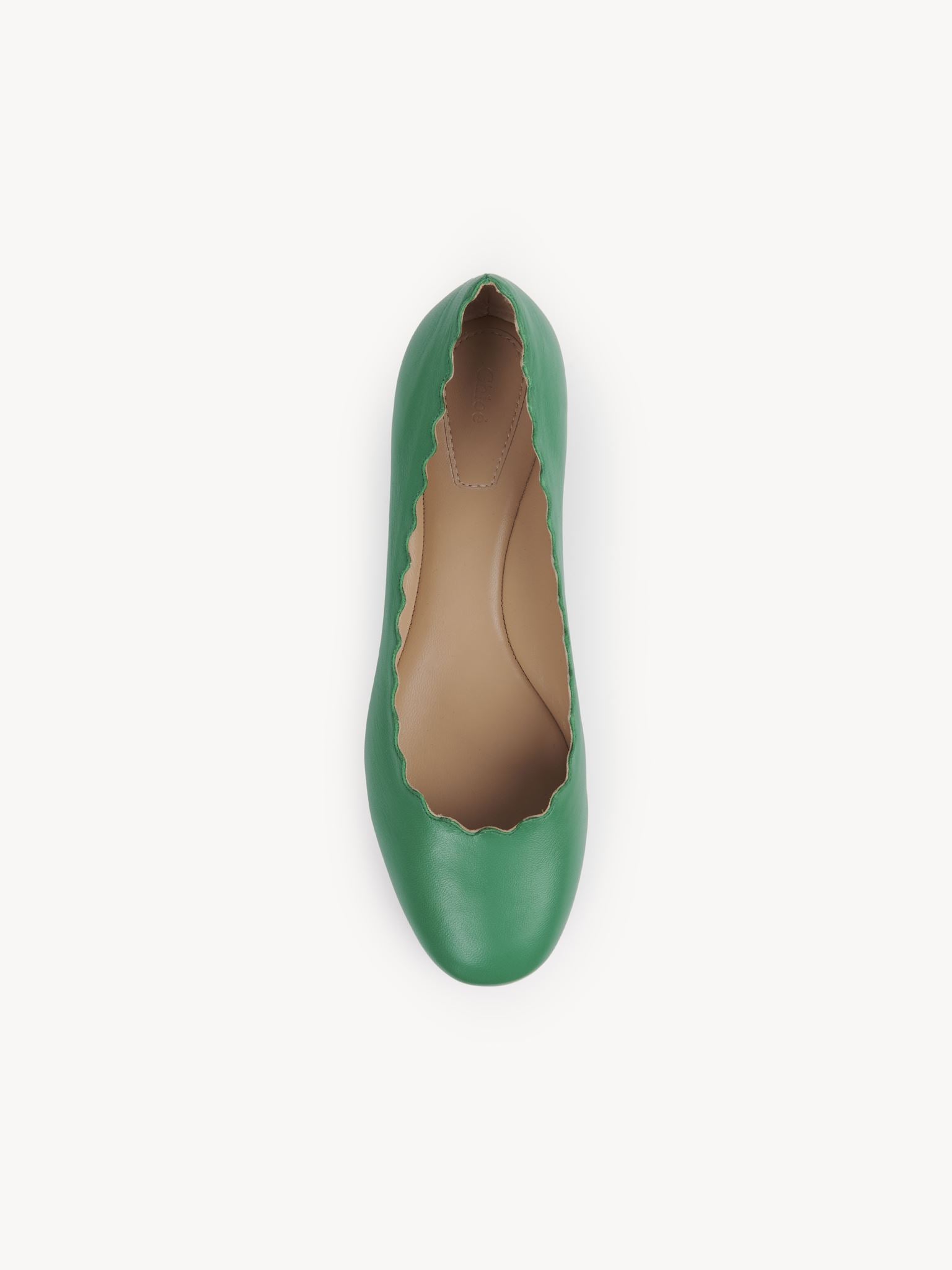 Ballerines Lauren en cuir - Pop Green