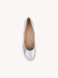 Ballerines Lauren en cuir - Silver