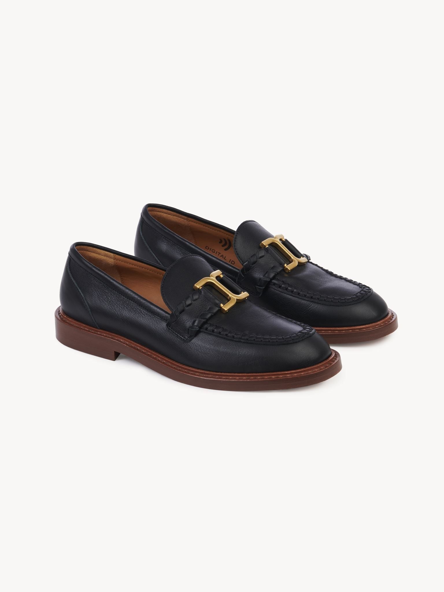 Mocassins Marcie en cuir - Black