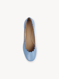 Ballerines Lauren en cuir - Aquatic Blue