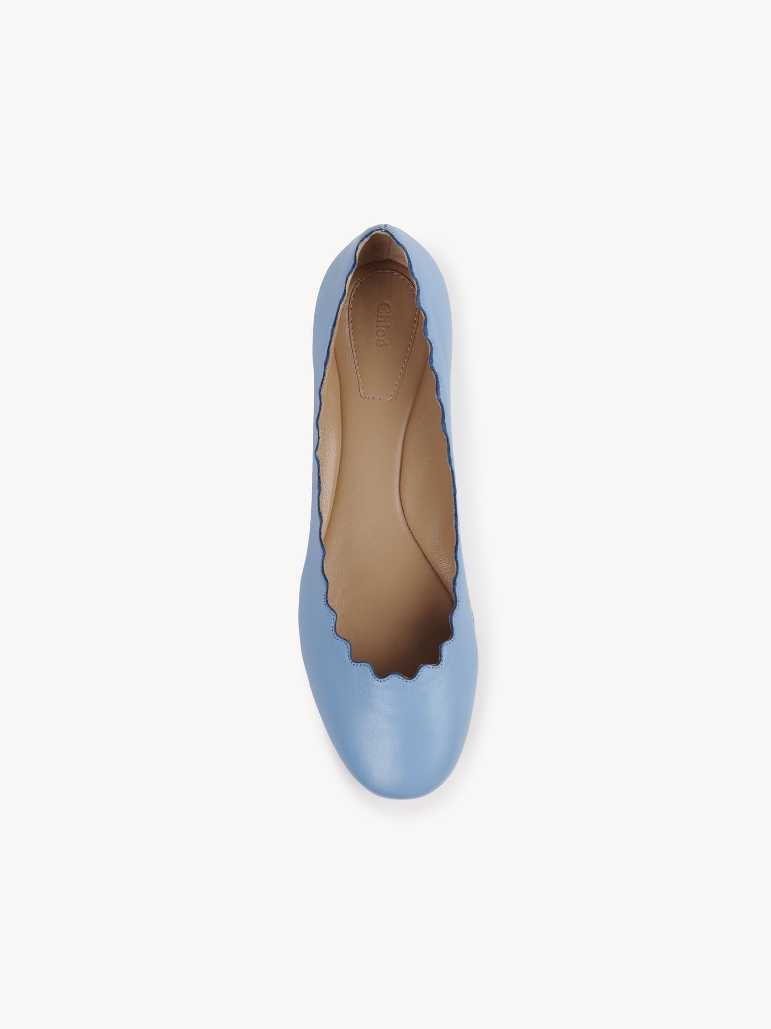 Ballerines Lauren en cuir - Aquatic Blue