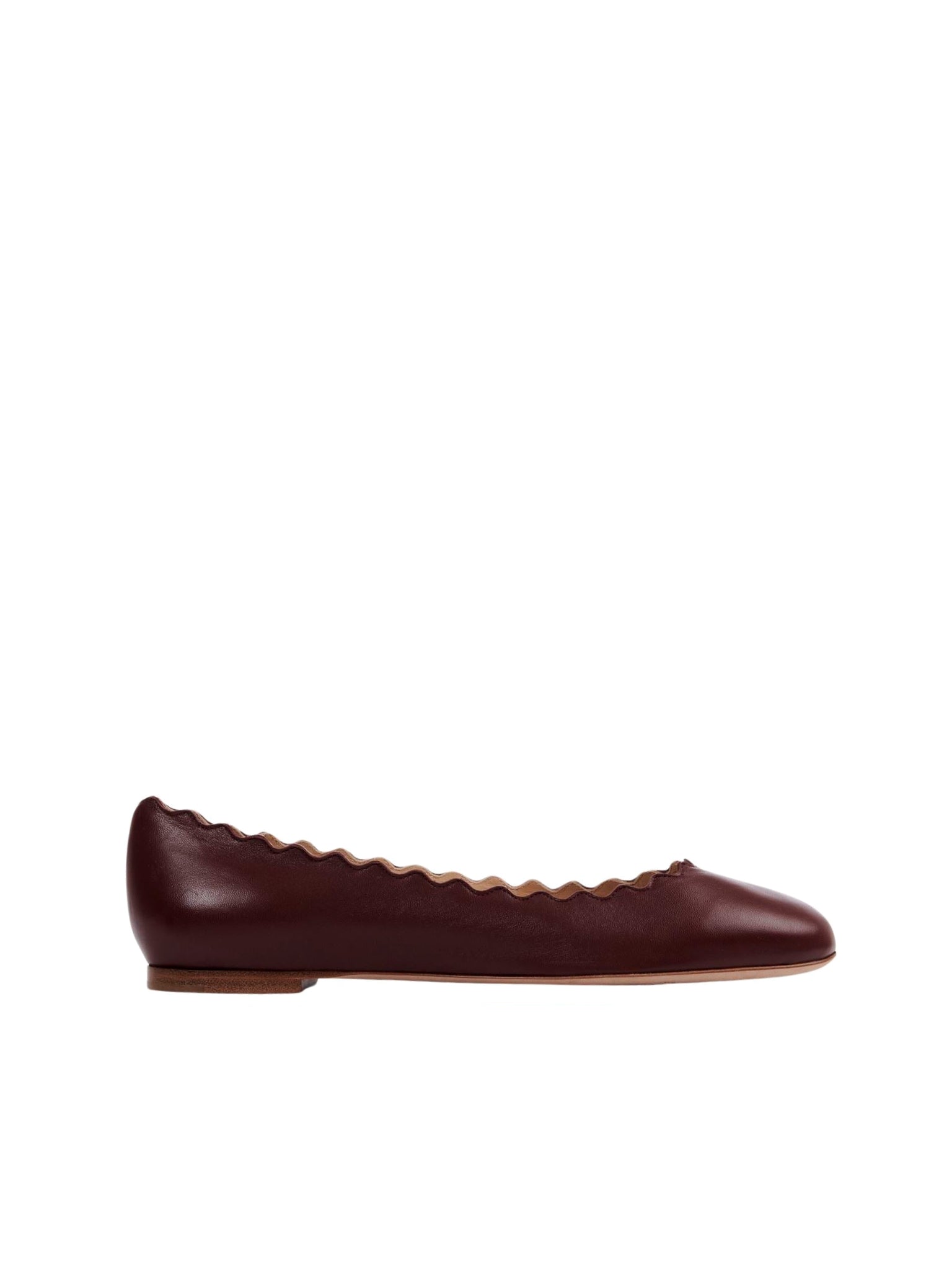 Ballerines Lauren en cuir - Violet Foncé
