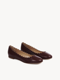 Ballerines Lauren en cuir - Violet Foncé