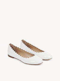 Ballerines Lauren en cuir - Blanc