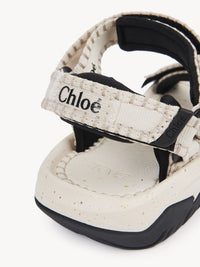 Sandales plates Chloé x Teva Hurricane XLT3 - Blanc Naturel