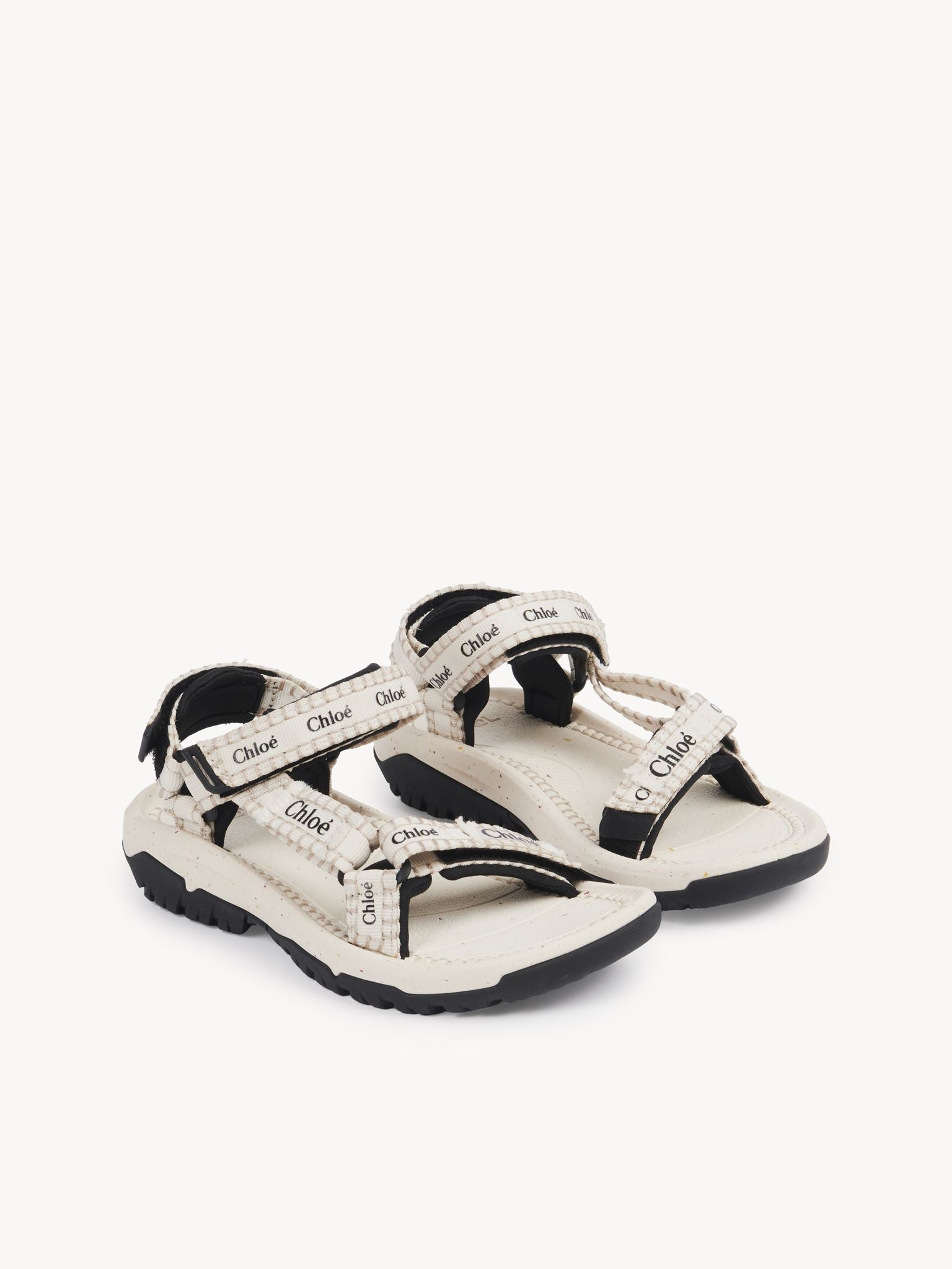 Sandales plates Chloé x Teva Hurricane XLT3 - Blanc Naturel