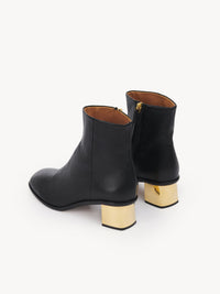 Bottines Rebecca en cuir - Noir