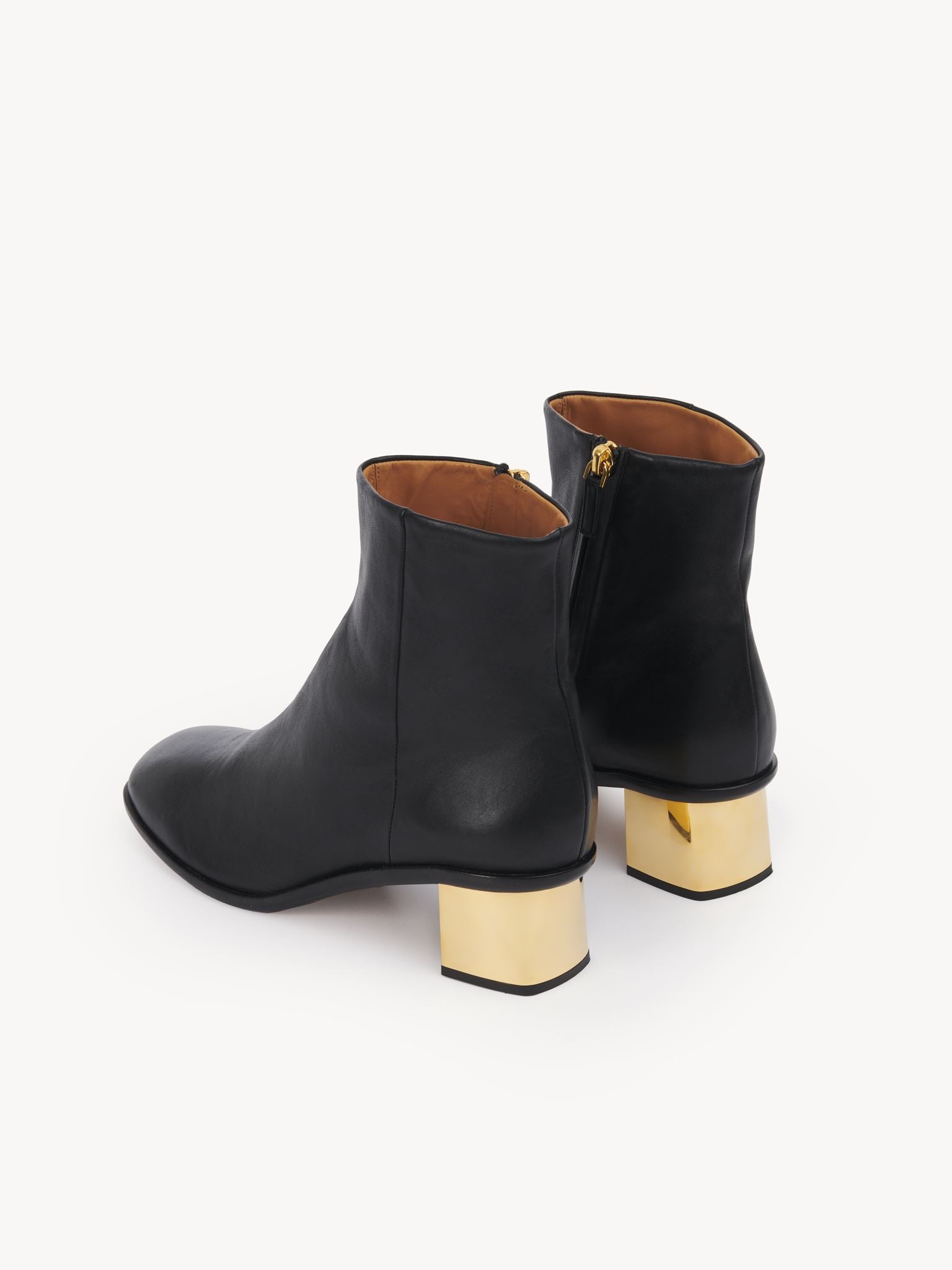 Bottines Rebecca en cuir - Noir