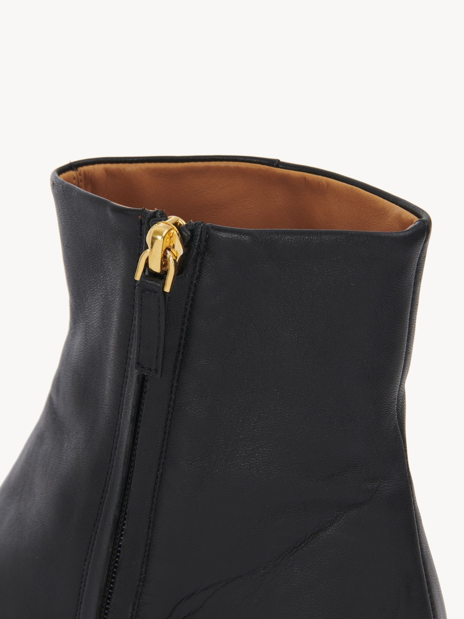 Bottines Rebecca en cuir - Noir