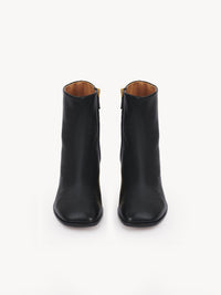 Bottines Rebecca en cuir - Noir