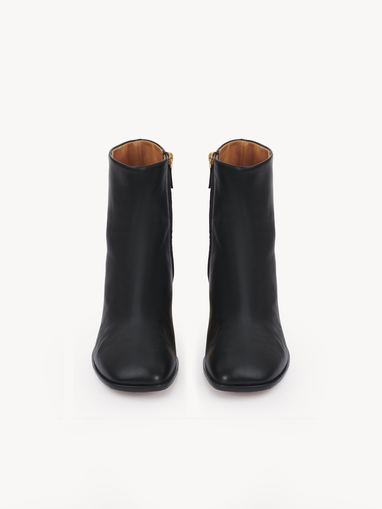 Bottines Rebecca en cuir - Noir