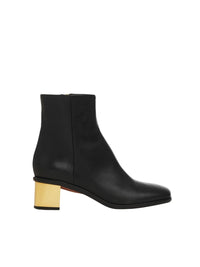 Bottines Rebecca en cuir - Noir