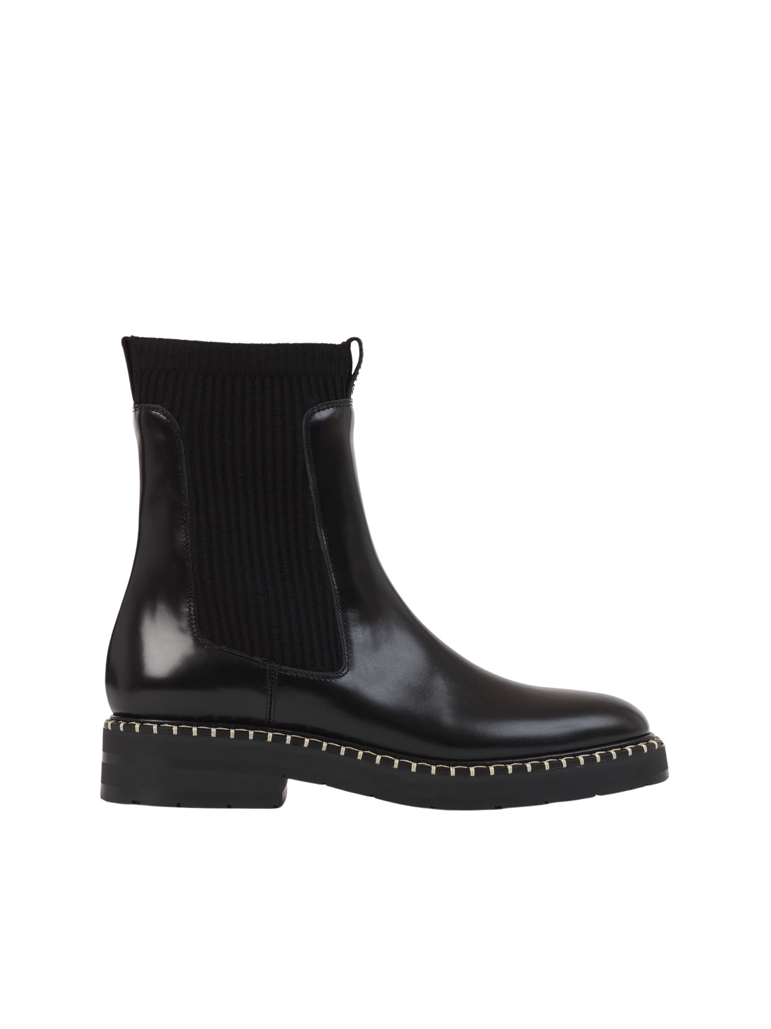 Bottines chelsea Noua en cuir - Noir