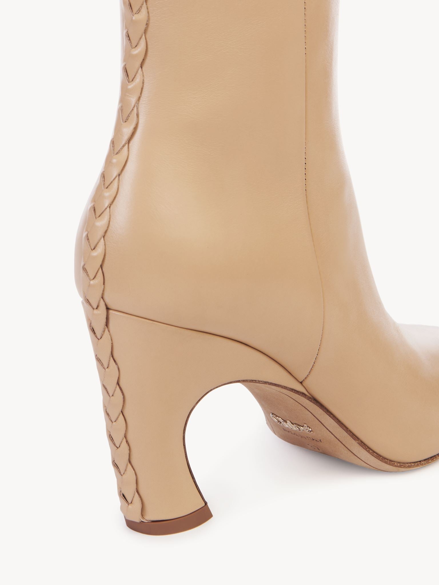 Bottines Oli en cuir - Biscotti Beige