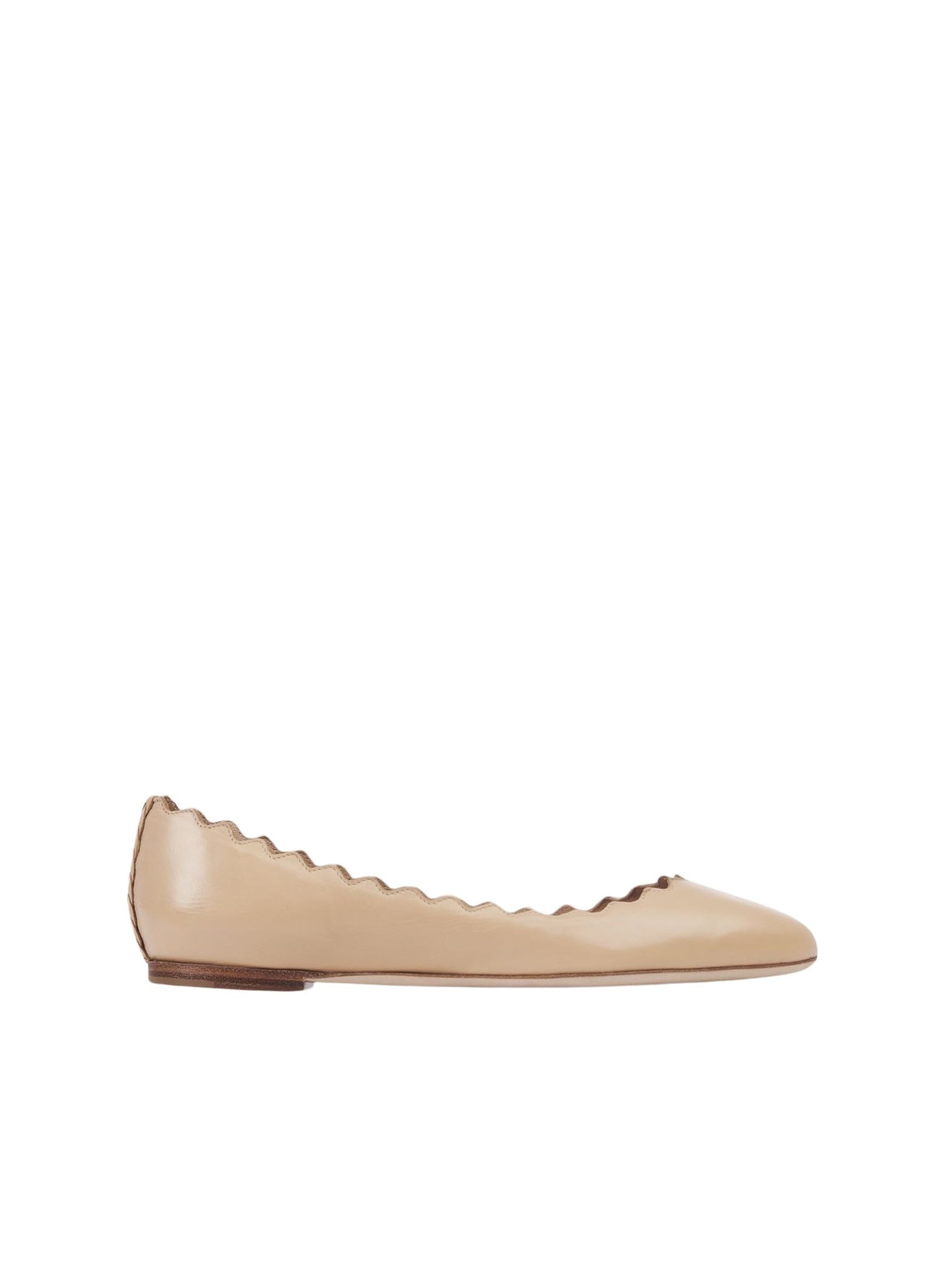 Ballerines Lauren en cuir - Biscotti Beige