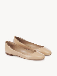 Ballerines Lauren en cuir - Biscotti Beige