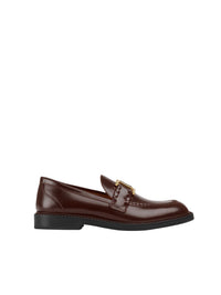 Mocassins Marcie en cuir - Violet Foncé