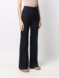 Pantalon de costume droit en laine vierge - Ink Navy