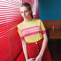 T-shirt Homecoming en soie et cachemire - Light Yellow