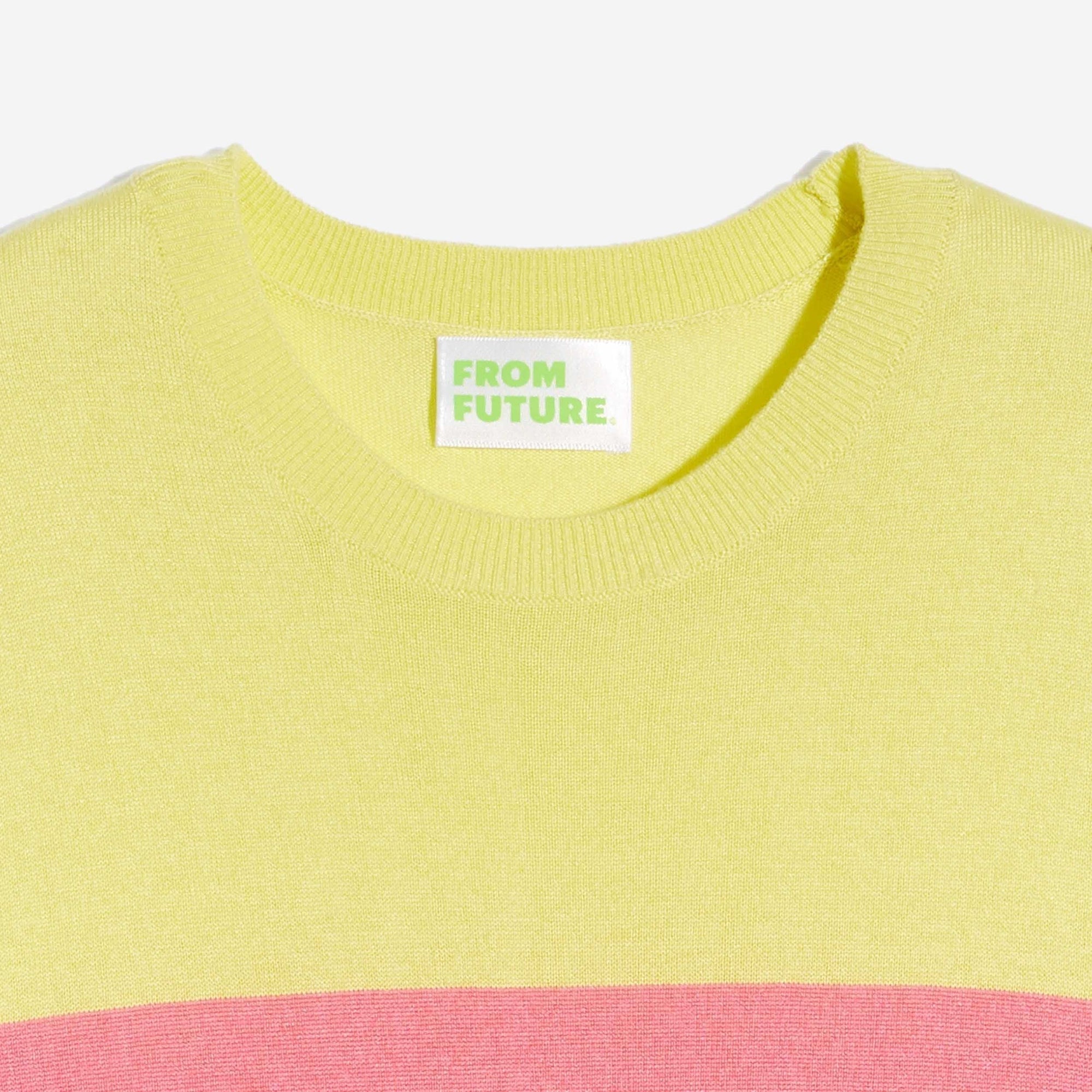 T-shirt Homecoming en soie et cachemire - Light Yellow