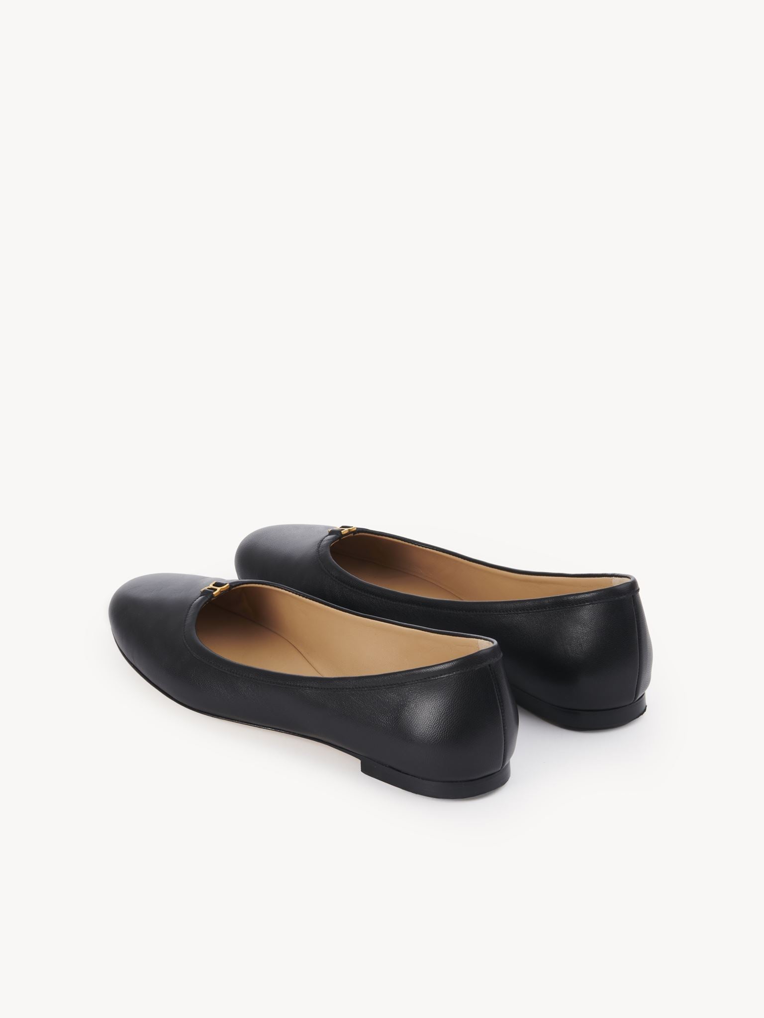 Ballerines Marcie en cuir - Noir