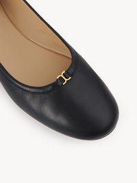 Ballerines Marcie en cuir - Noir