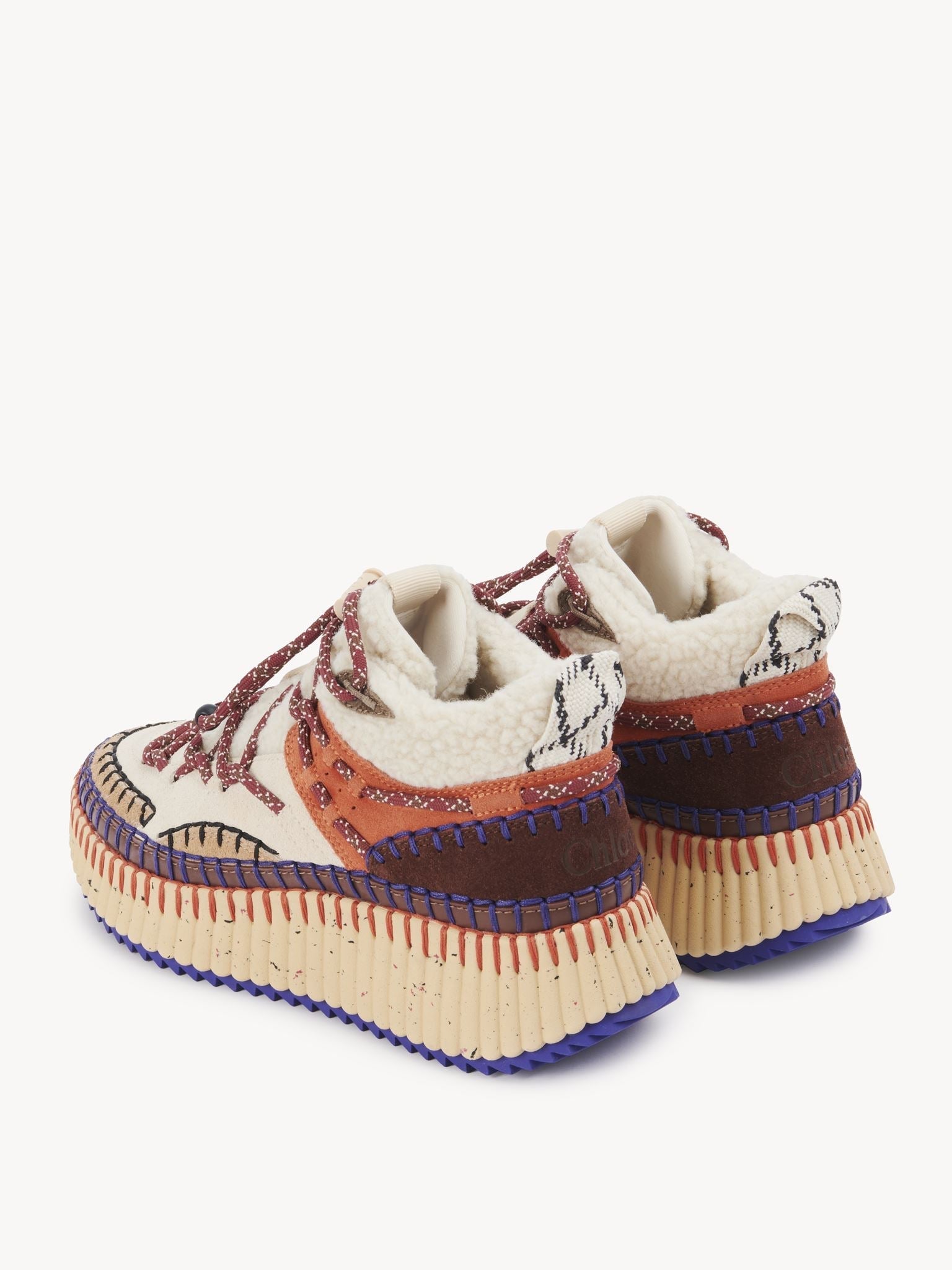 Sneakers Nama en laine - Brun Vintage