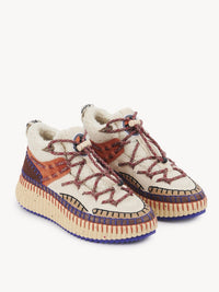 Sneakers Nama en laine - Brun Vintage