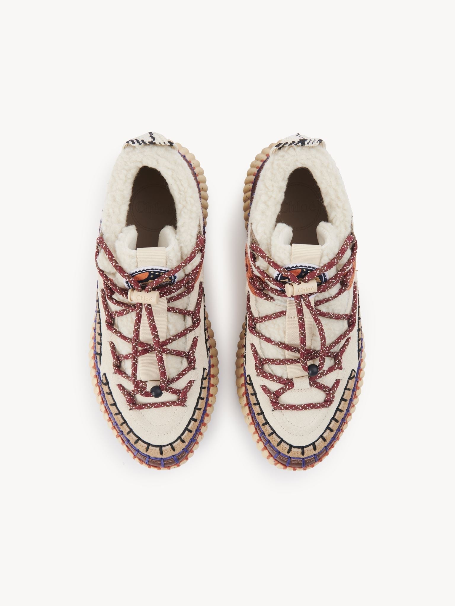 Sneakers Nama en laine - Brun Vintage