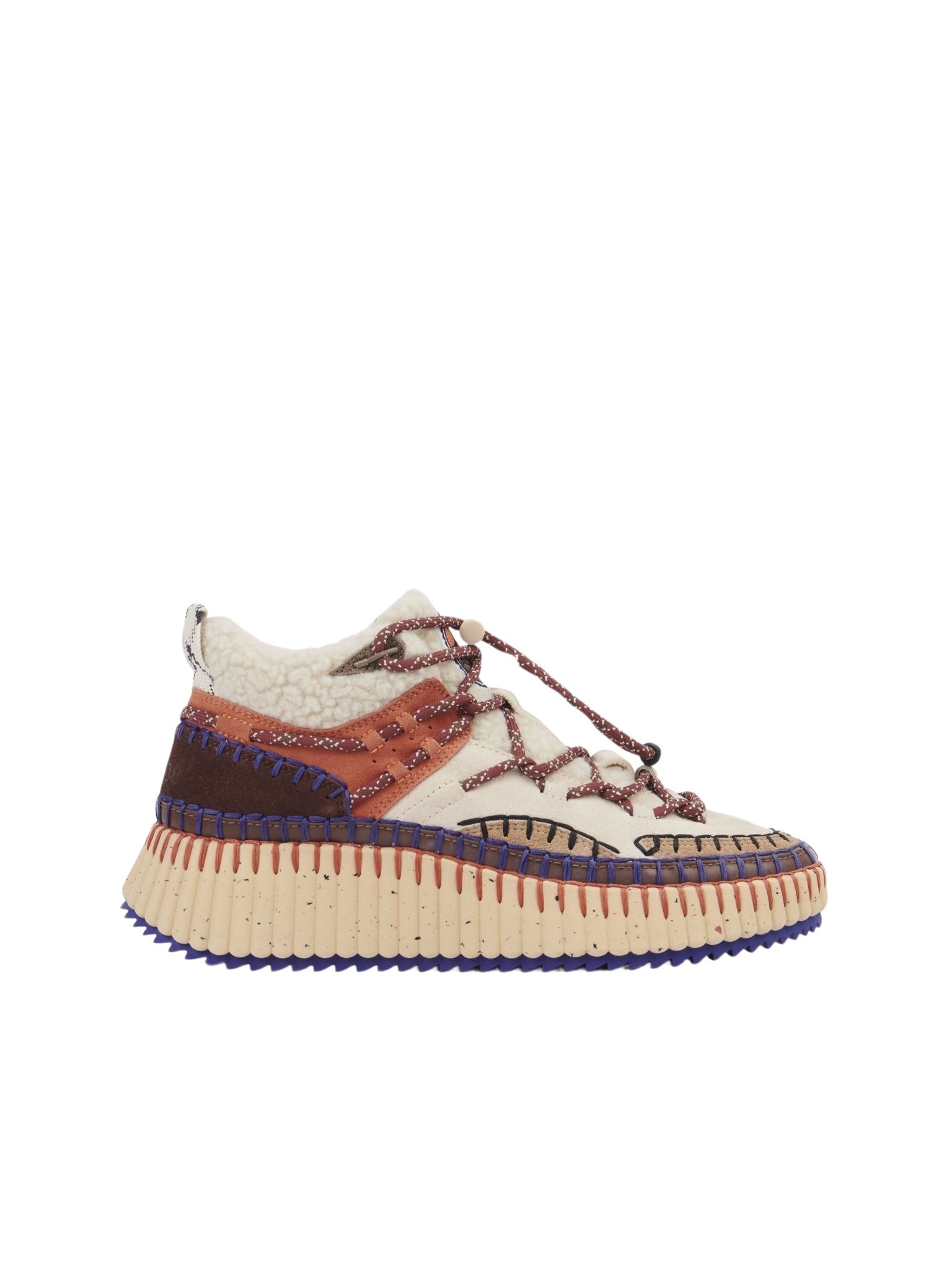 Sneakers Nama en laine - Brun Vintage