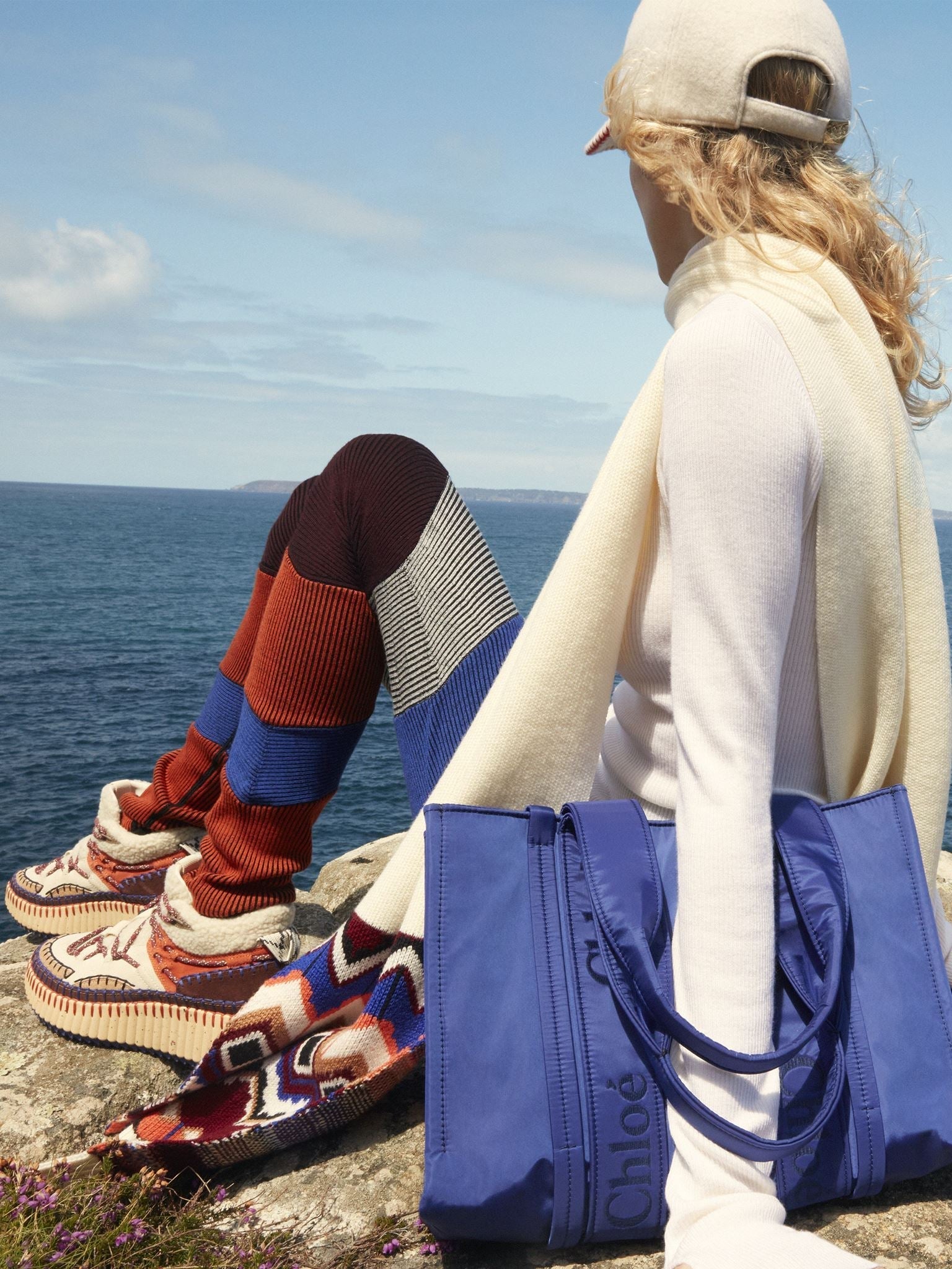 Sneakers Nama en laine - Brun Vintage