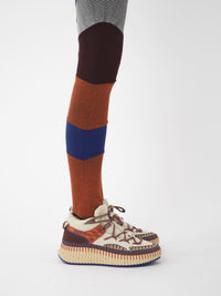 Sneakers Nama en laine - Brun Vintage