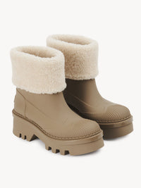 Bottines Raina en soie - Beech Brown