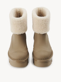 Bottines Raina en soie - Beech Brown