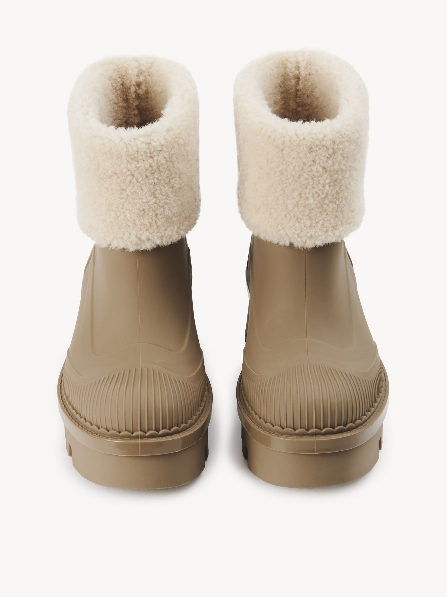 Bottines Raina en soie - Beech Brown
