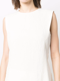 Top long sans manches en lin - Iconic Milk