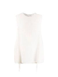 Top long sans manches en lin - Iconic Milk