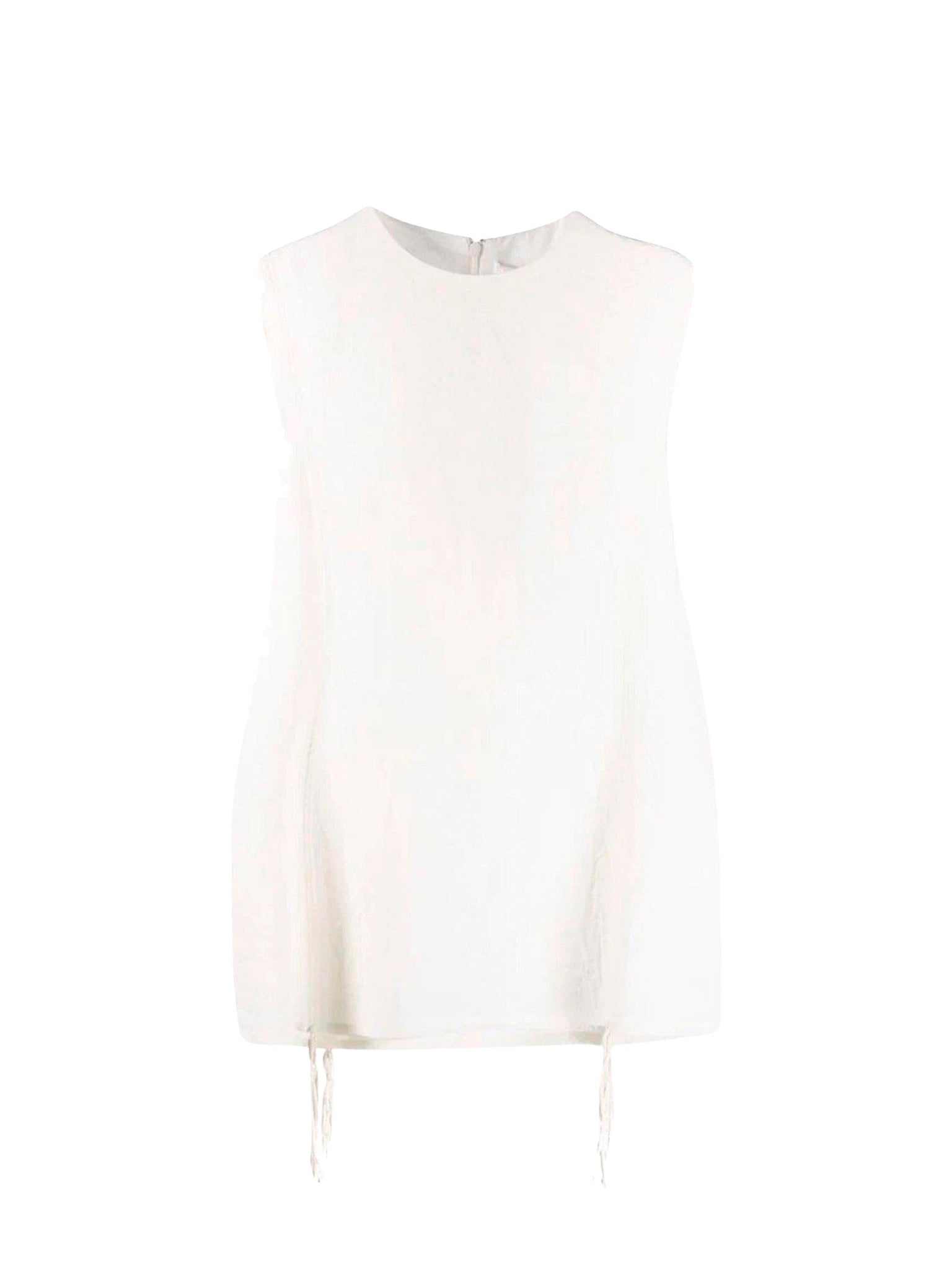 Top long sans manches en lin - Iconic Milk