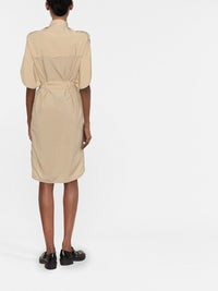 Robe chemise ceinturée - Soft Fawn