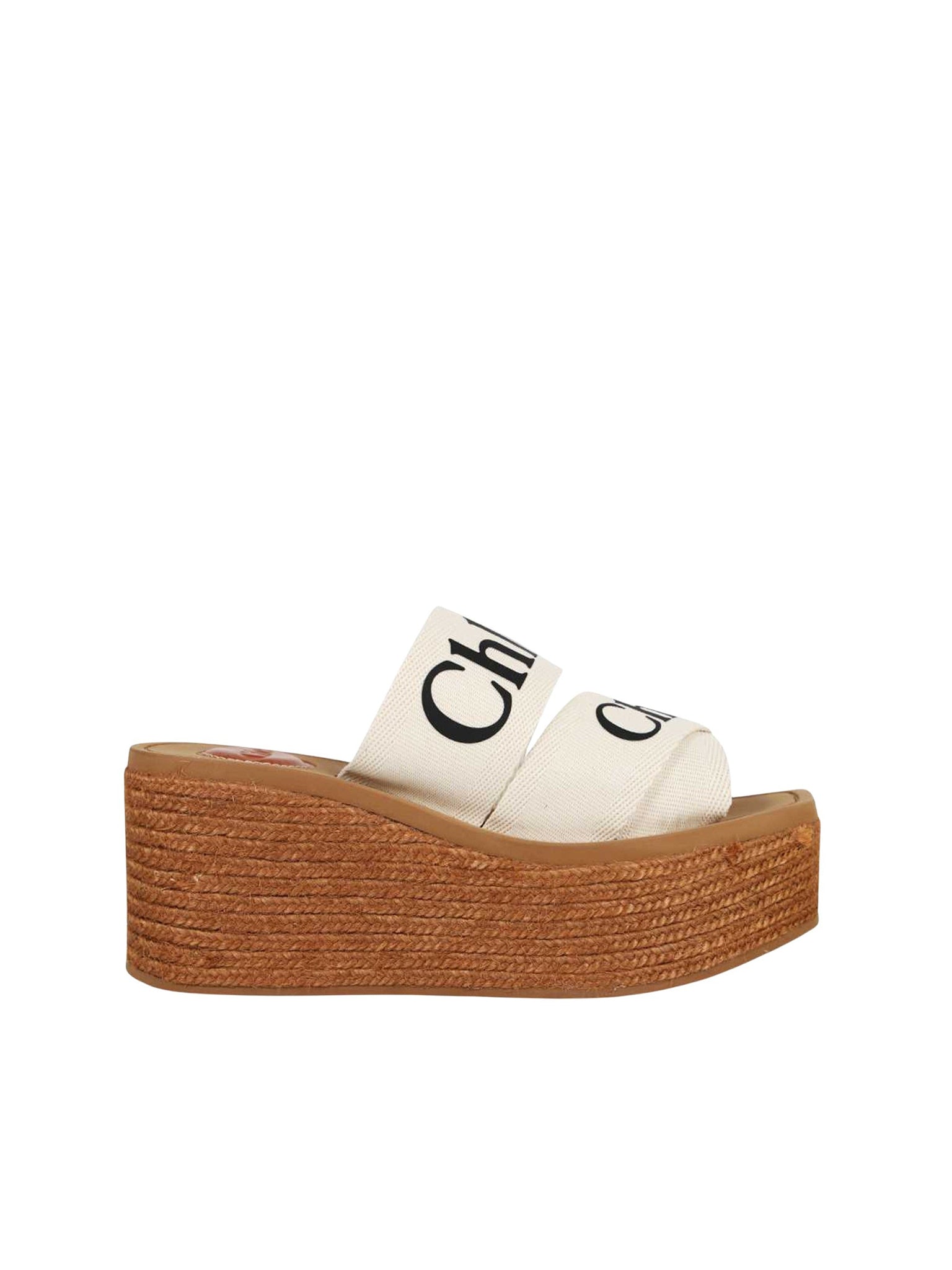 Mules espadrilles compensées Woody - Soft Tan