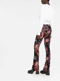 Pantalon à imprimé fleuri - Black Paisley