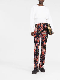 Pantalon à imprimé fleuri - Black Paisley