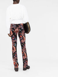 Pantalon à imprimé fleuri - Black Paisley