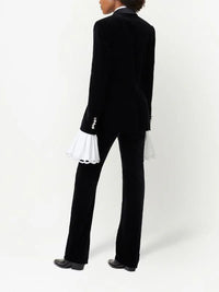 Veste blazer en velours - Black