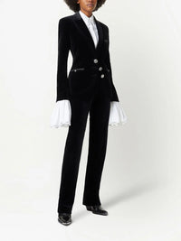 Pantalon chino en laine - Black