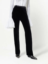 Pantalon chino en laine - Black