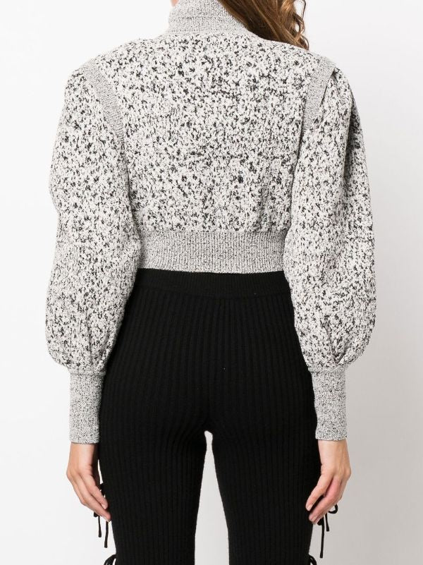 Pull à manches ballons - Black & Grey