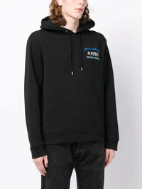 Sweat à capuche imprimé terre - Navy Paco World