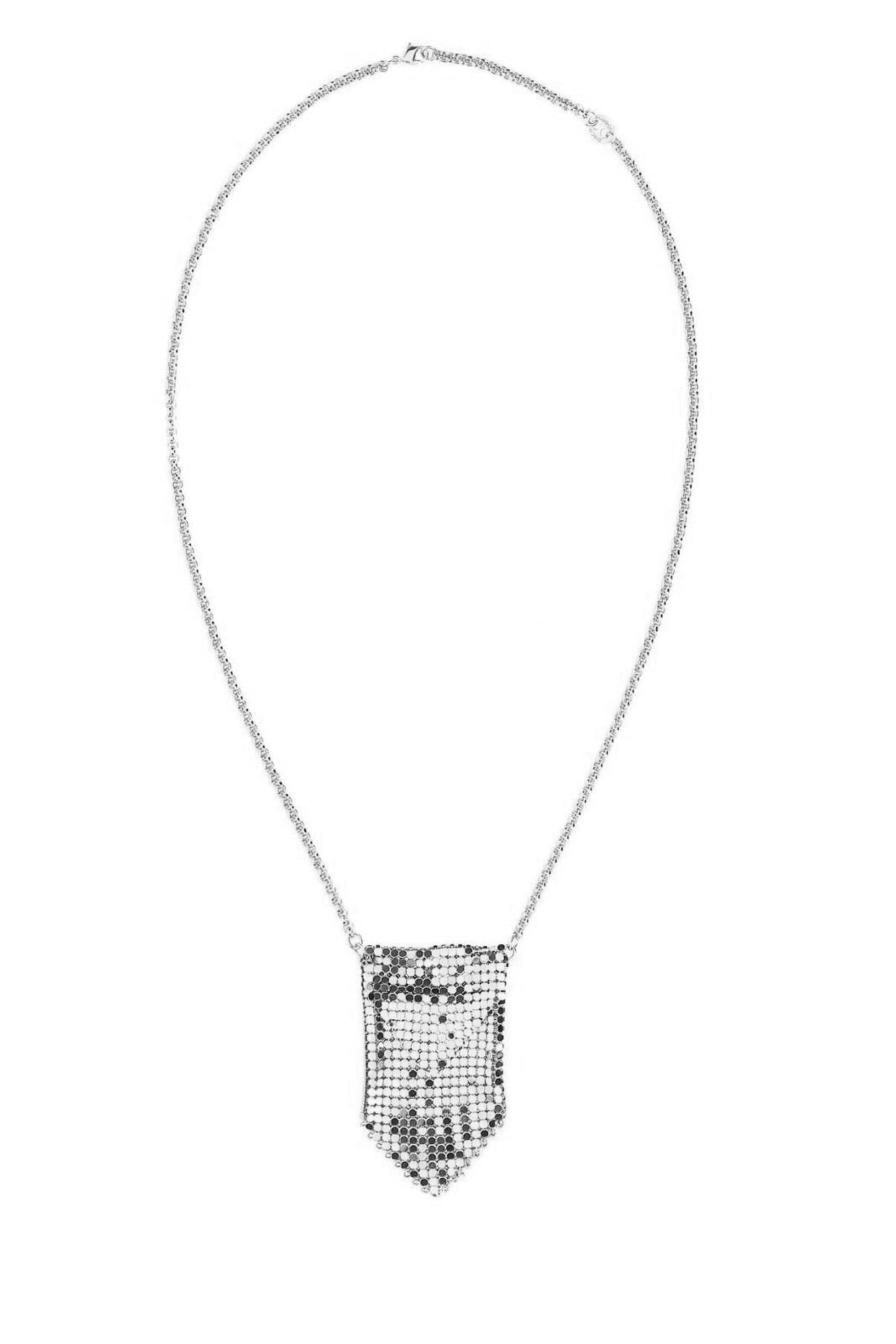 Collier à pendentif souple brillant - Silver