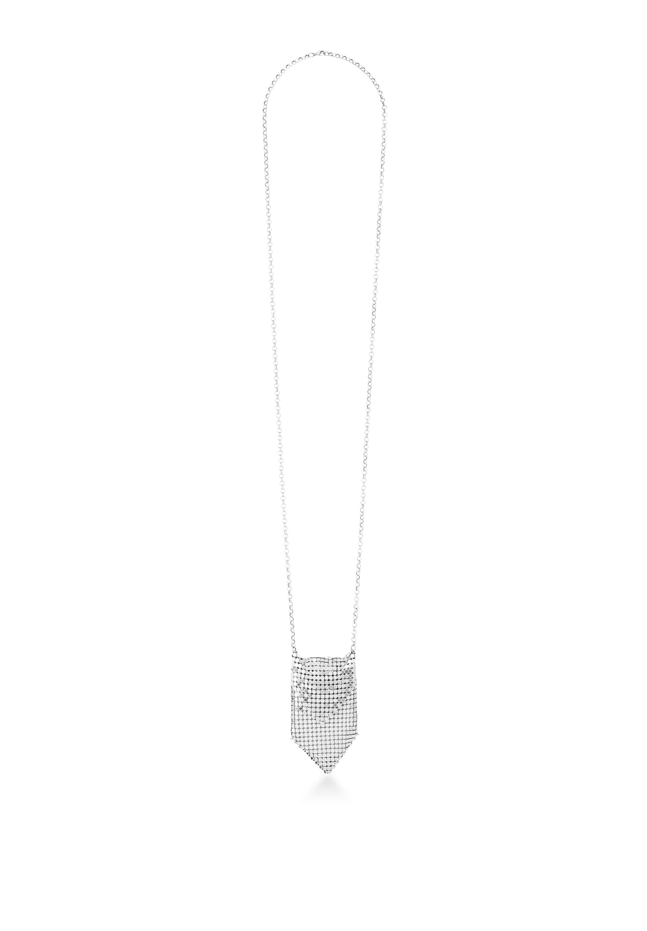 Collier à pendentif souple brillant - Silver
